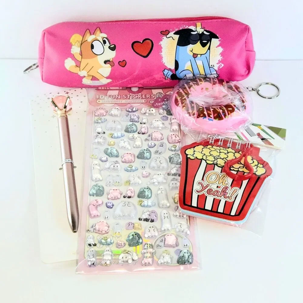 SCHOOL BUNDLE Bluey Themed Set #17 Stationary Lot NEW IN ORIGINAL PACKAGING